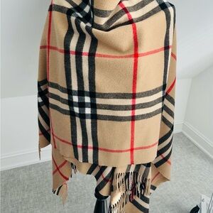 Burberry Oversized Wrap ~ Beautiful Showstopper!